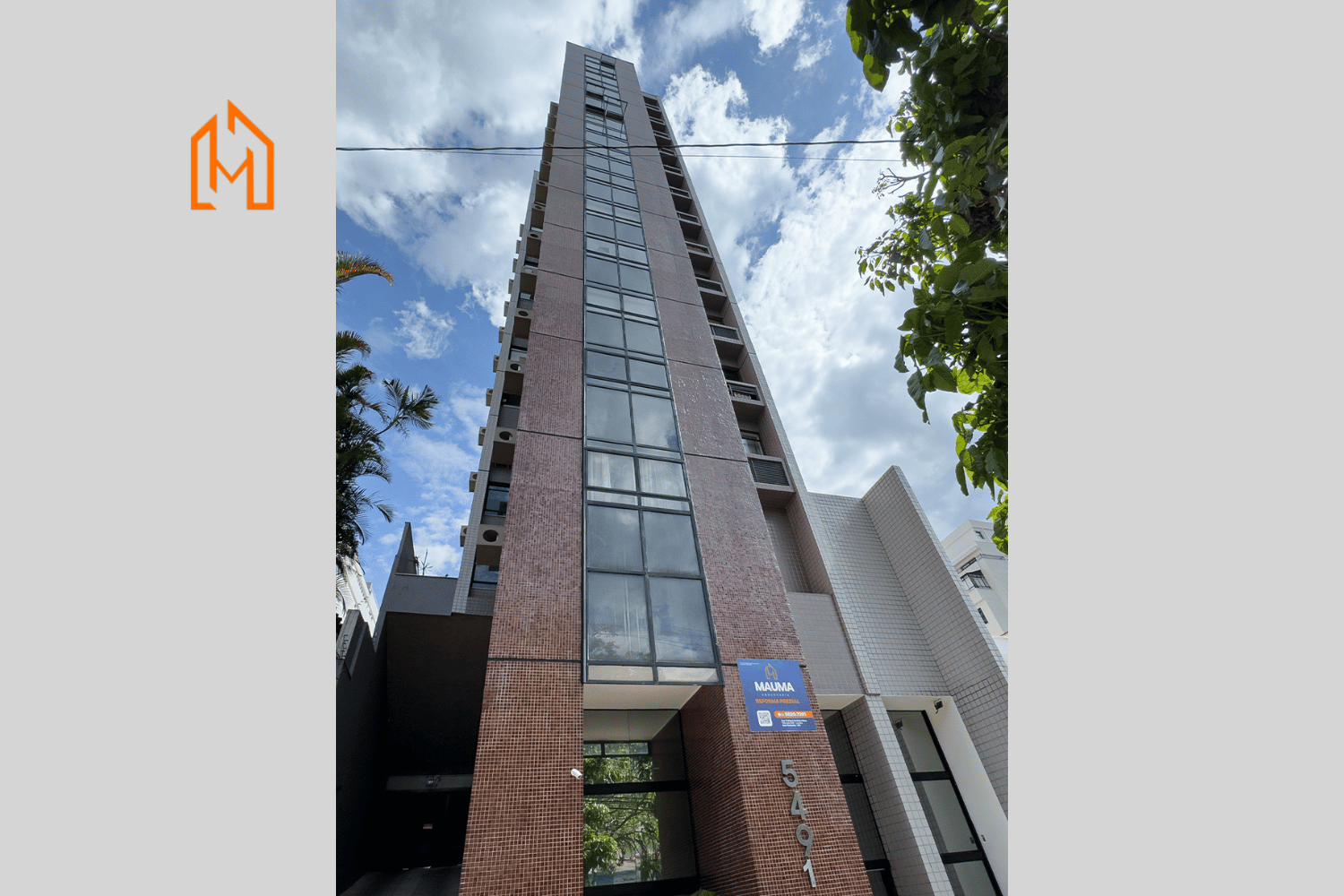 Reforma de Fachada Predial Edificio The Time no Bairro Funcionários em BH Mauma Engenharia
